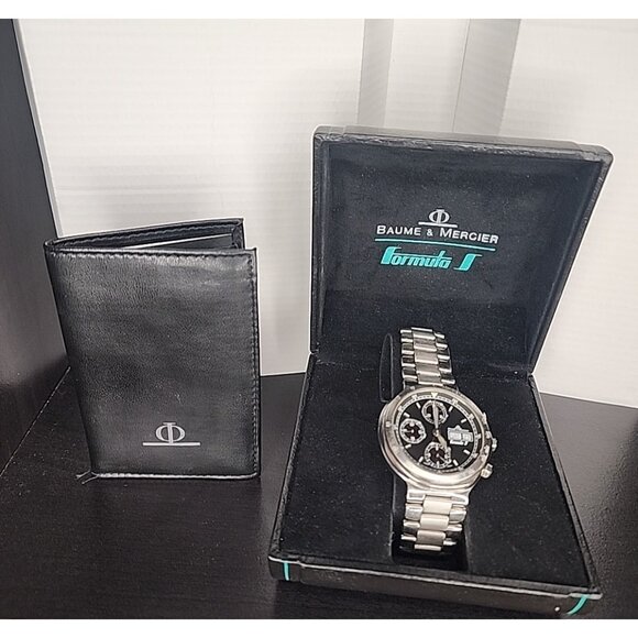 Baume & Mercier Formula S Automatic Chronograph MV04F013 Men 40mm Watch - Picture 1 of 9